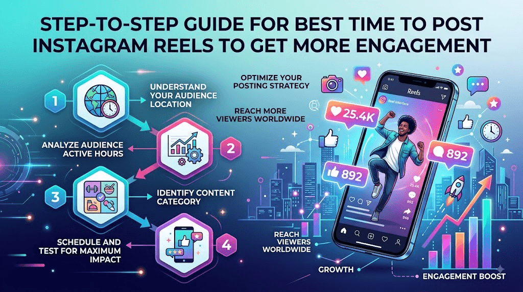 Step-to-Step Guide for Best Time to Post Instagram Reels to Get More Engagement